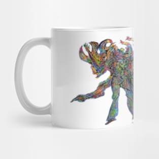 Men guides the dragon Mug